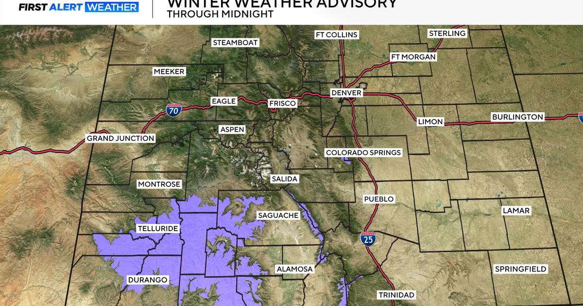 Rain and snow roll through Colorado on Sunday - CBS Colorado
