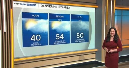 Rain and snow roll through Colorado on Sunday - CBS Colorado