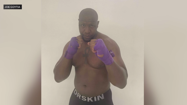 Close Up Shot Focused on Yellow Tape Showing Text Police Line Do Not Cross. Restricted Area of a Crime Scene. Bokeh Background with Flickering Siren Lights. Forensics Team Working on a Case 