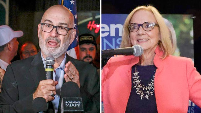 Miami mayoral candidates Emilio Gonzalez and Eileen Higgins 