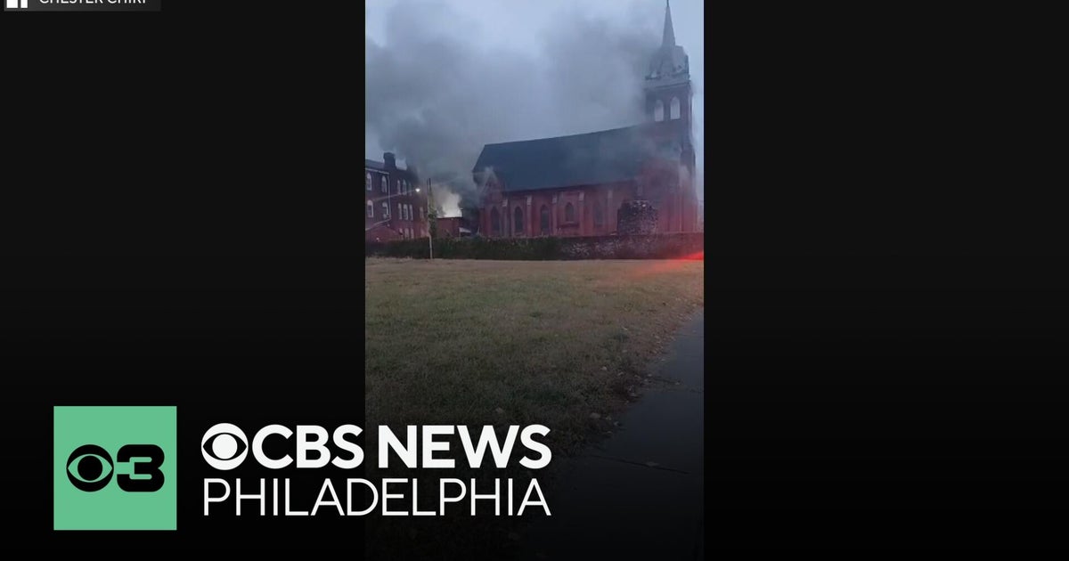 3-alarm fire breaks out at church in Chester, Pennsylvania
