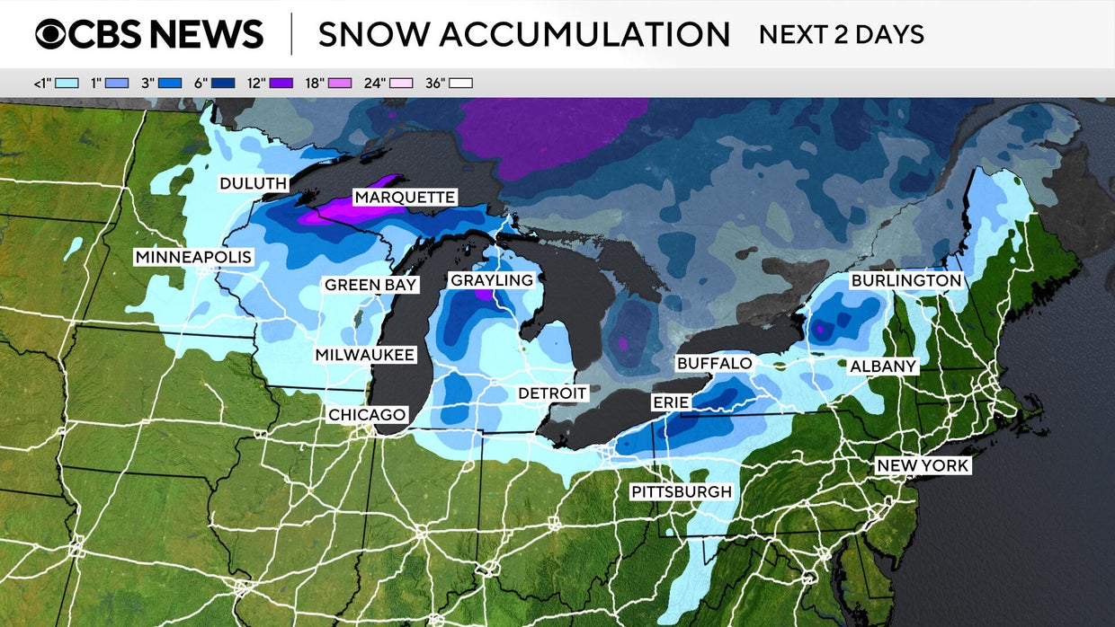 Maps show where storms threaten Thanksgiving travel across the U.S ...