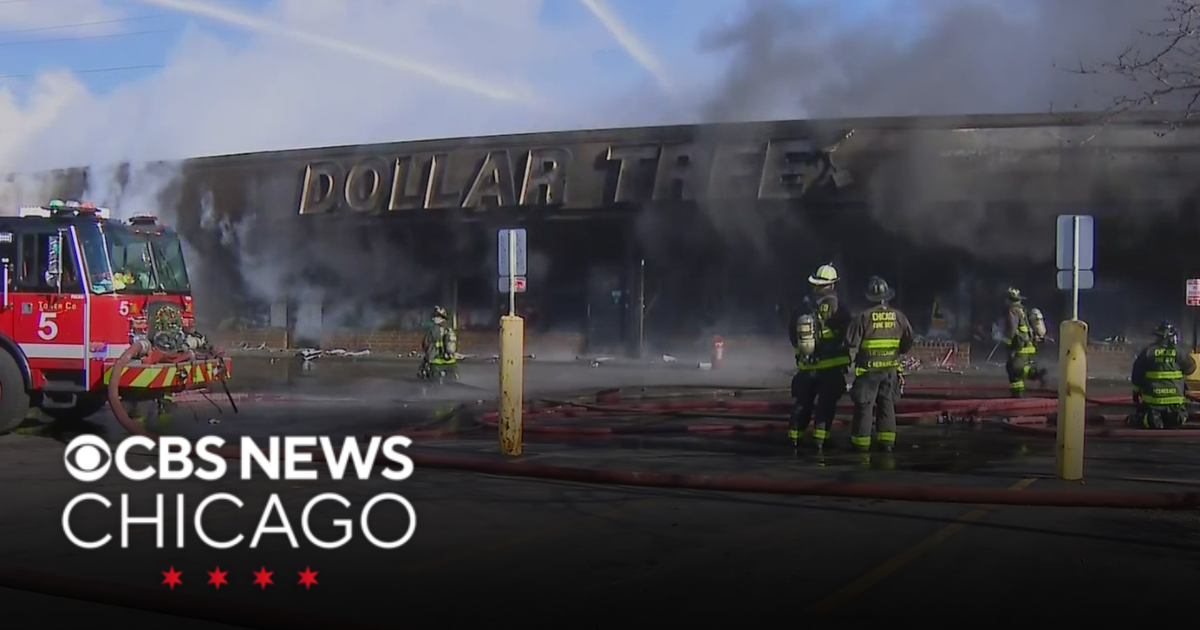 Fire rips through Little Village Dollar Tree store - CBS Chicago