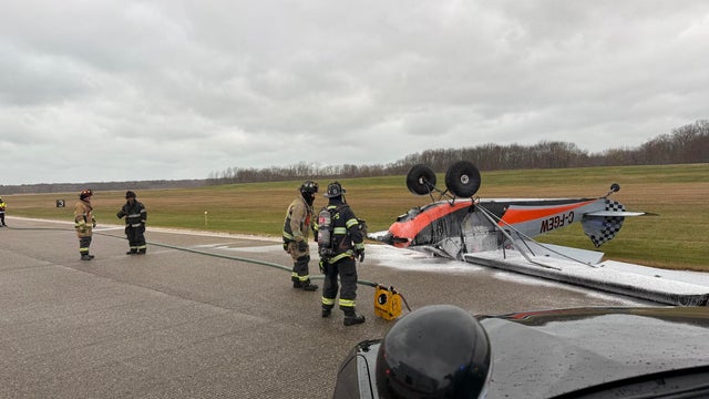 One person taken to hospital after small plane flips in Southwest Michigan 