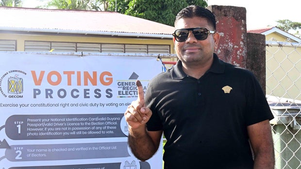 GUYANA-ELECTION-VOTE 