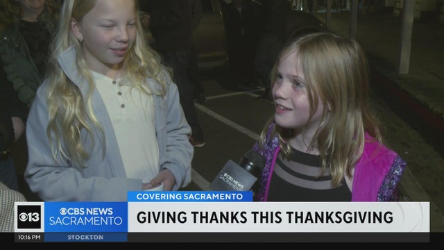Sacramentans share what their thankful for this Thanksgiving