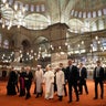 Pope visits Turkey's Blue Mosque for meeting with religious leaders 