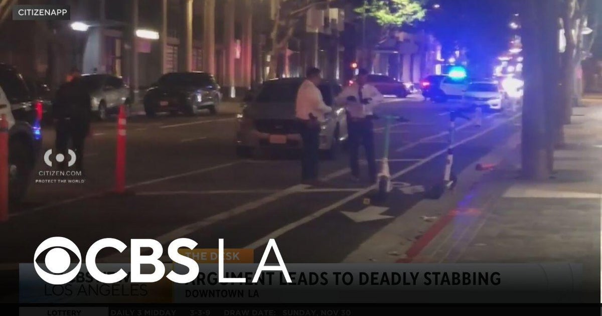 Police investigate deadly downtown LA stabbing as the search for a ...