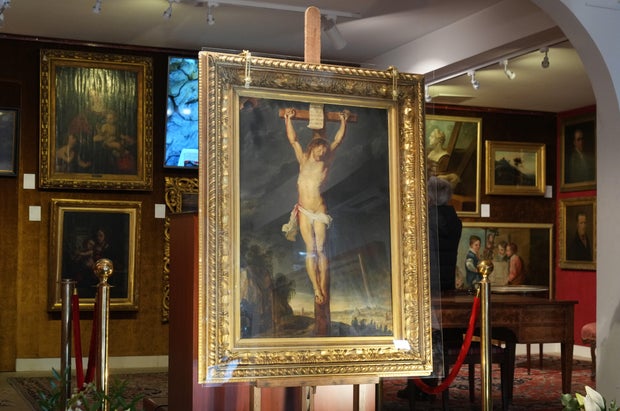 Long-lost Rubens painting depicting crucifixion of Jesus Christ sells for $2.7 million