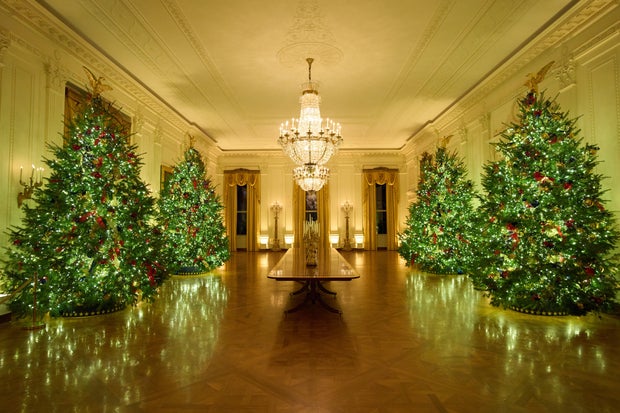White House Christmas Decorations