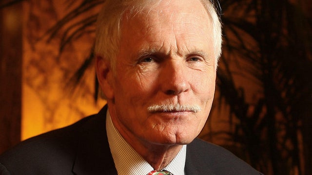 Ted Turner poses for a picture at the Fairmont Hotel in San Francisco, California, on Nov. 19, 2008. 