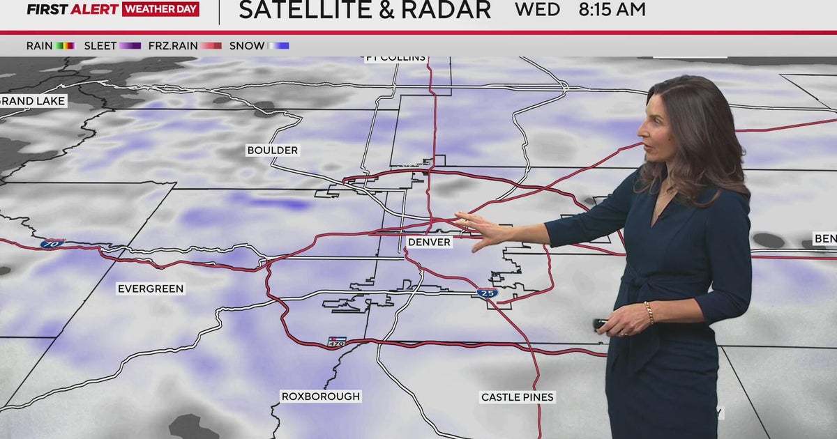Morning snow creates slick roads across the Front Range - CBS Colorado