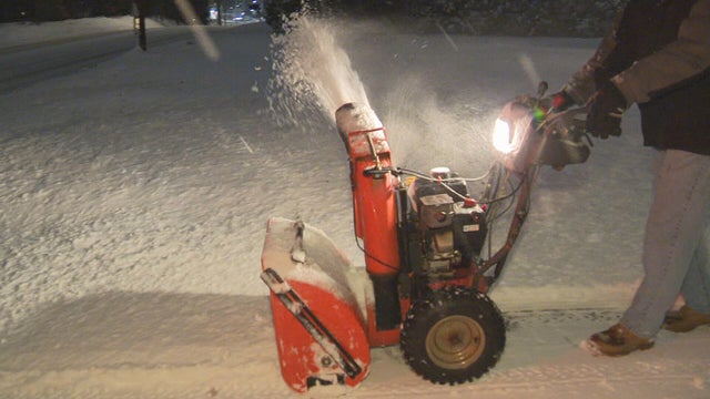Snowblower snow storm 