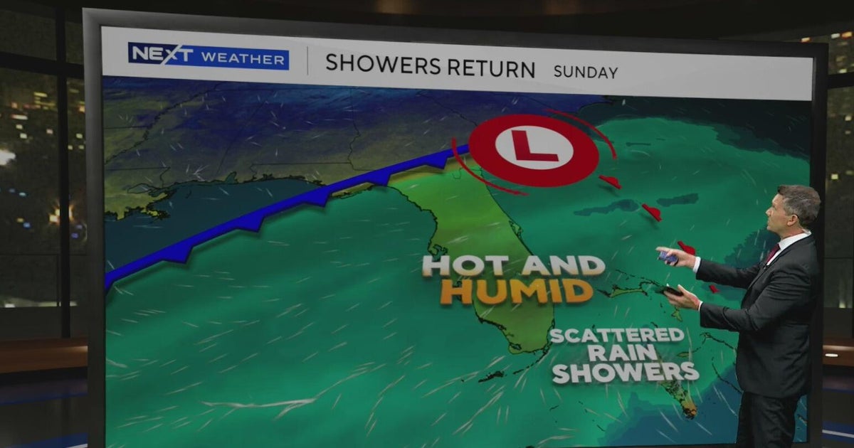 South Florida warms to 80s with weekend showers possible