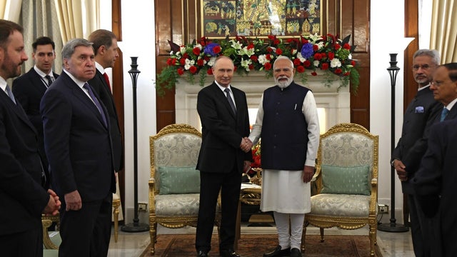 Russian President Vladimir Putin in New Delhi 