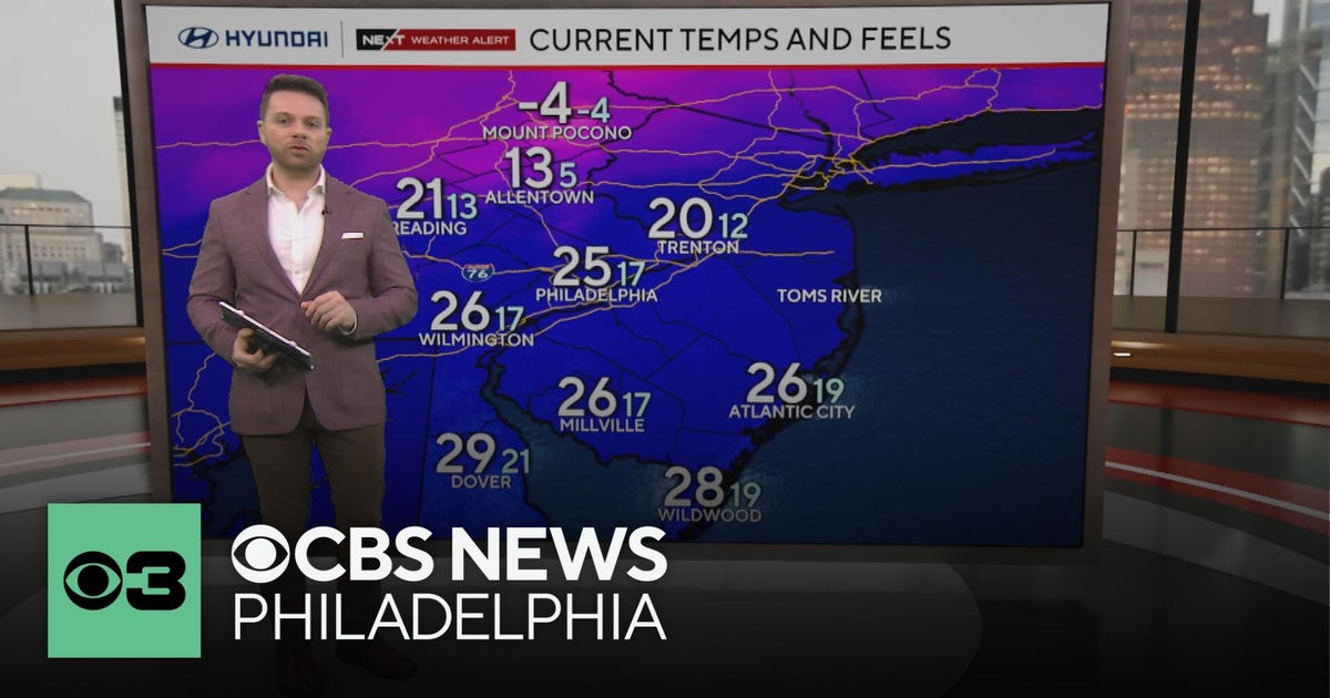 Temperatures below freezing