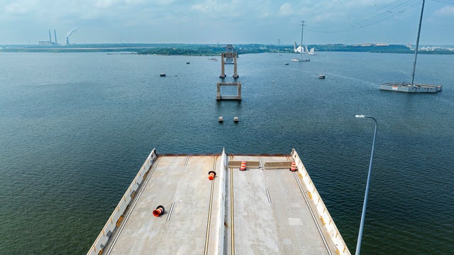 Francis Scott Key Bridge in Baltimore Maryland 