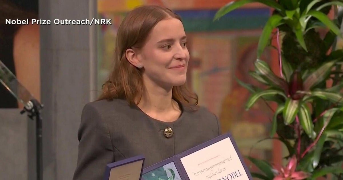 Daughter of María Corina Machado accepts Nobel Peace Prize on her behalf