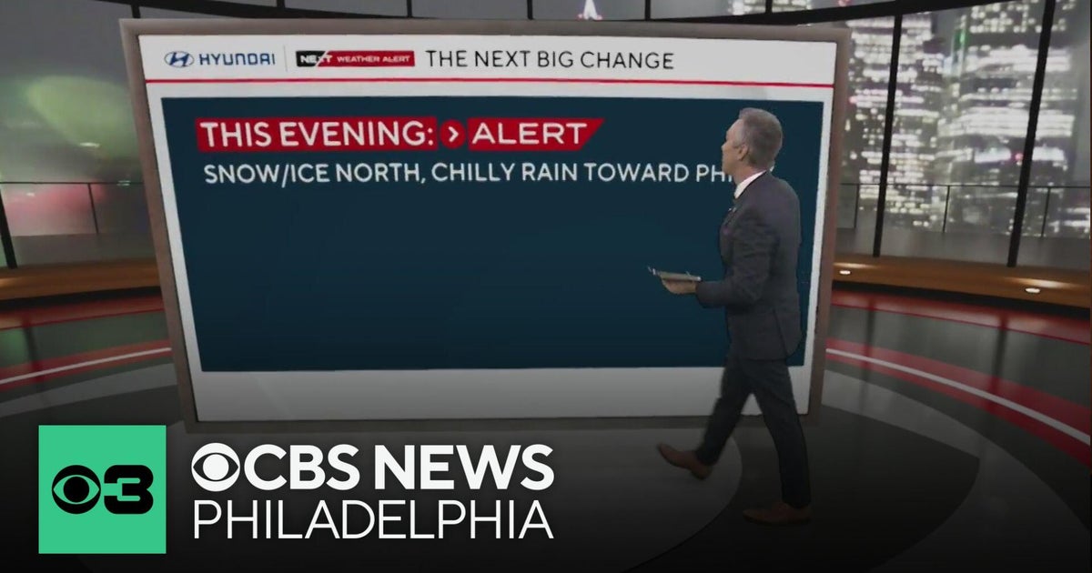Rain clears out Wednesday night in Philadelphia region - CBS Philadelphia