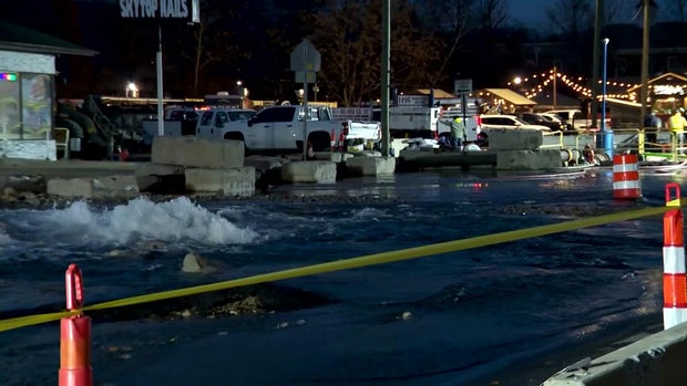 Water main break