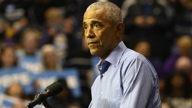 Former US President Barack Obama Attends Mike Sherrill Rally in Newark, NJ 