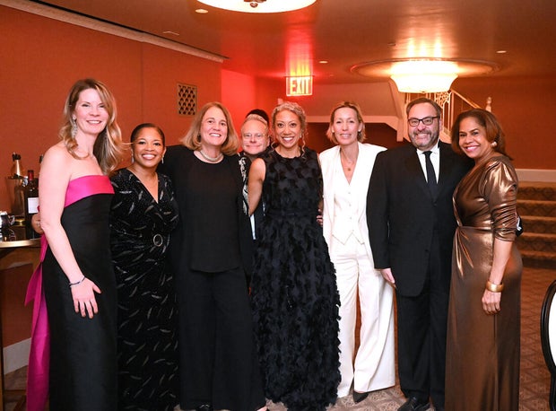 People pose for photos at the 2025 Pennsylvania Society Dinner