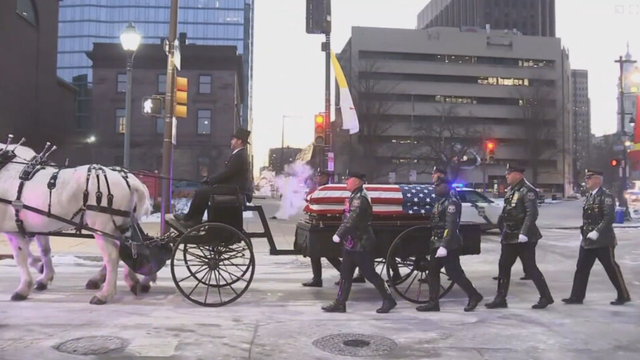 Funeral procession for Philadelphia Police Officer Andy Chan 