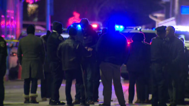 Generic police lights and crime scene tape 