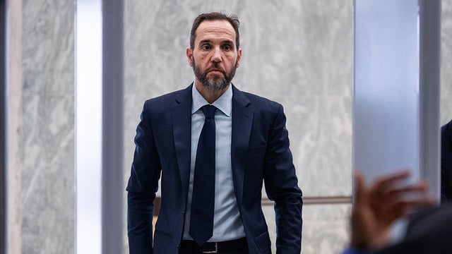 Former special counsel Jack Smith arrives for a closed-door deposition with the House Judiciary Committee at the Rayburn Building in Washington, D.C., on Dec. 17, 2025. 