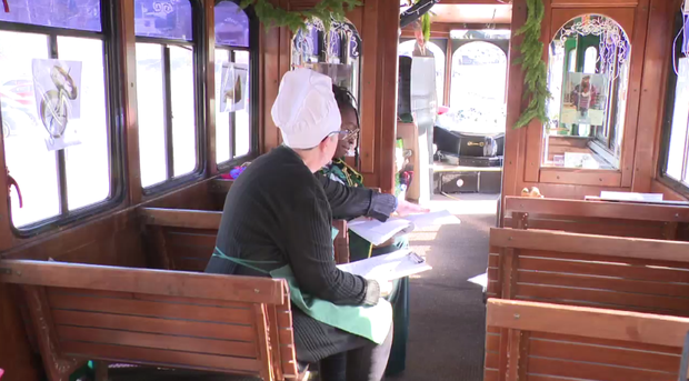 "Polar Express" Library Trolley Baltimore