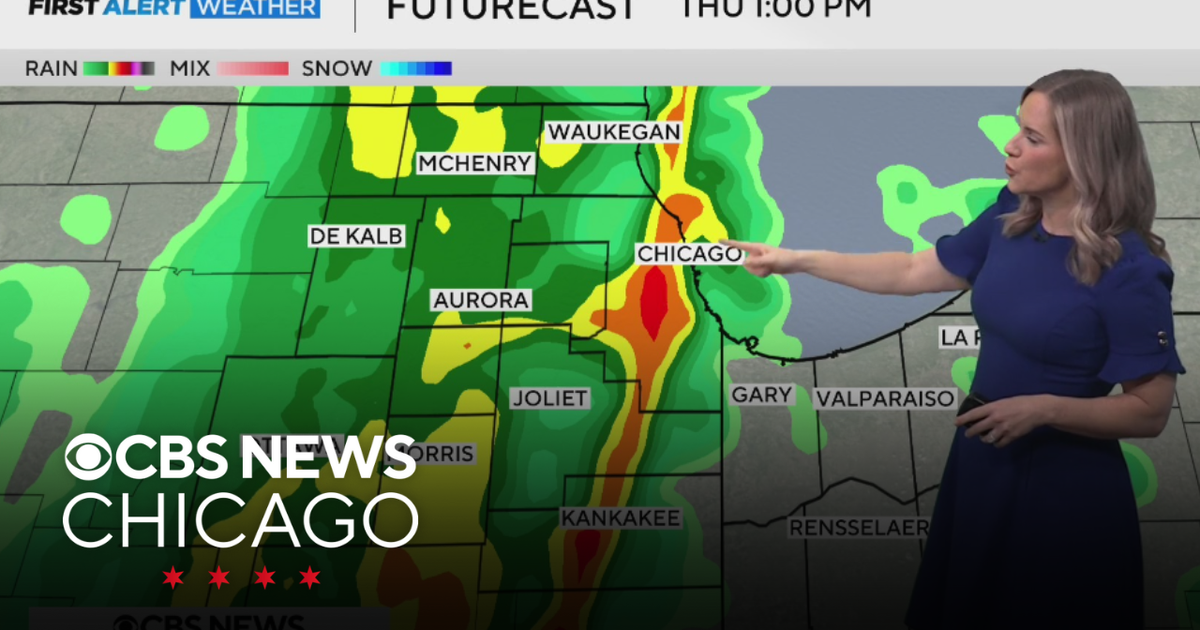 Windy, wet day on Thursday in Chicago - CBS Chicago