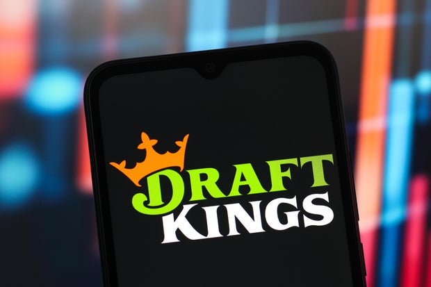 In this photo illustration, the DraftKings (Draft Kings)