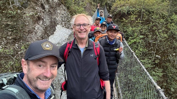 Photographers Andy Taylor (left) and Jonathan Partridge  