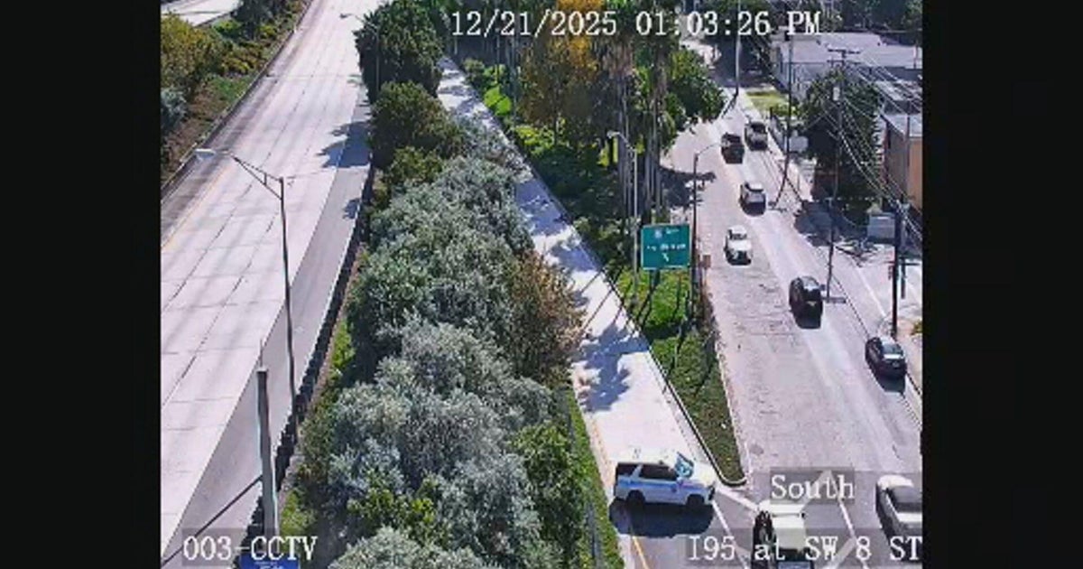 Downed power lines close off portion of I-95 near Downtown Miami, Florida Highway Patrol says