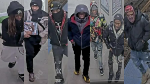 Armed group CTA Red Line Robbery