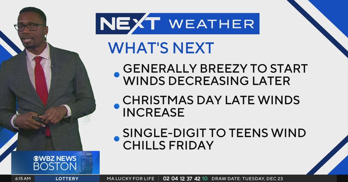Next Weather: WBZ morning forecast for December 24, 2025