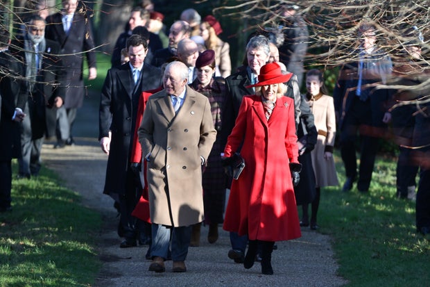The British Royal Family Attend The Christmas Morning Service 