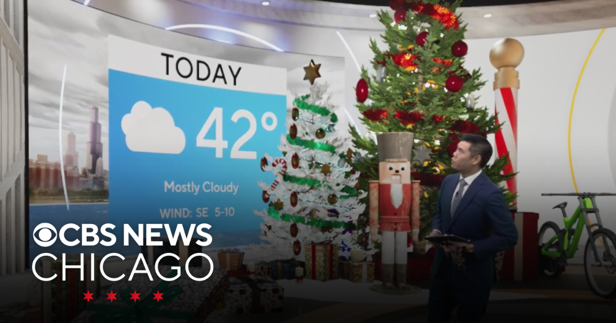 Highs in the 40s on Christmas in Chicago - CBS Chicago