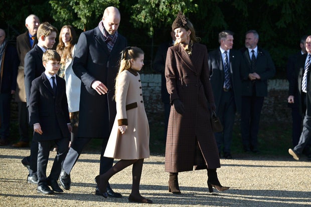 The British Royal Family Attend The Christmas Morning Service 