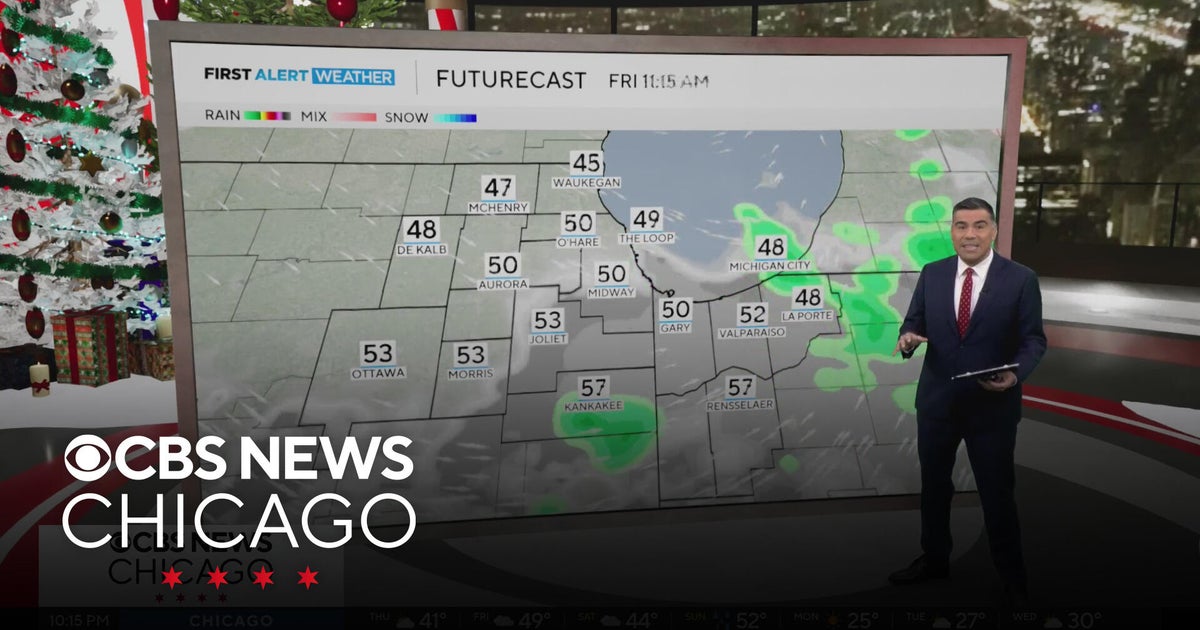 Chicago weather: AM showers, mild temps Friday - CBS Chicago
