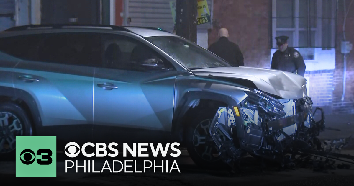 Off-duty police officer involved in crash in West Philadelphia - CBS ...