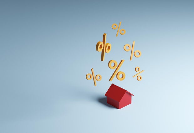 Interest rate concept image 