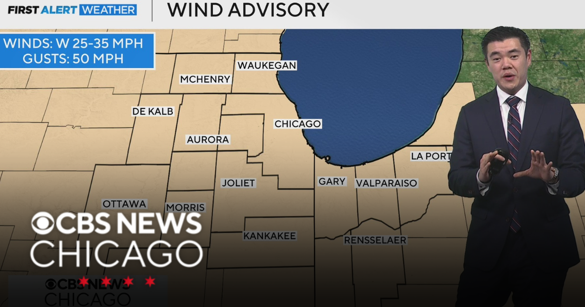 Wind advisory in effect for Chicago area