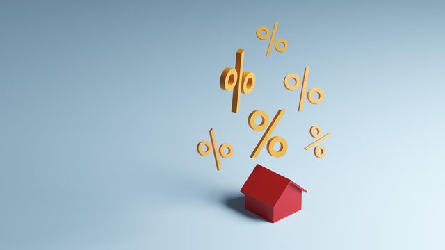 Interest rate concept image 