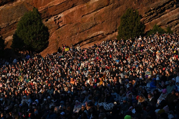 78th annual Easter sunrise service at Red Rocks Amphitheatre 