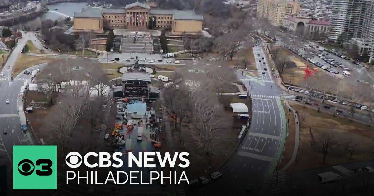 Preparations underway for New Year's Eve concert on the Benjamin Franklin Parkway in Philadelphia