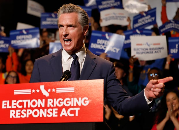 California Governor Newsom Makes Announcement On Gerrymandering In Response To Trump's Efforts In Texas 