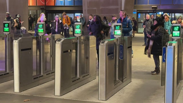 Fare gates South Station 