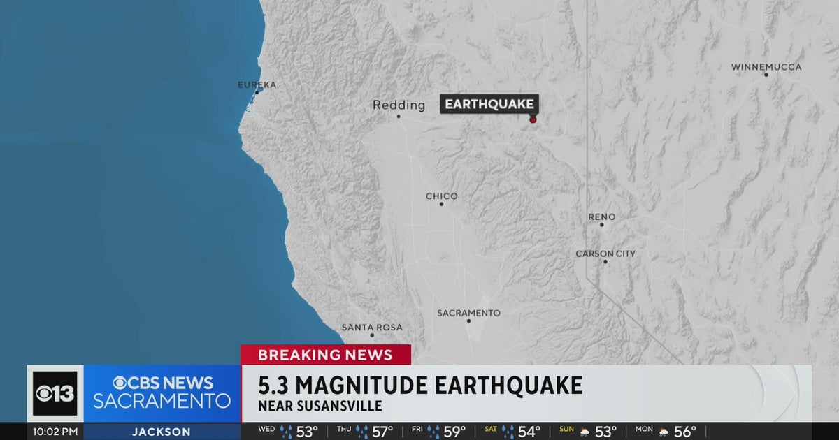 5.3 magnitude earthquake recorded near Susanville