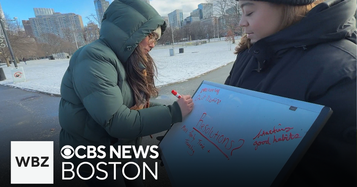 Bostonians share their goals for the new year